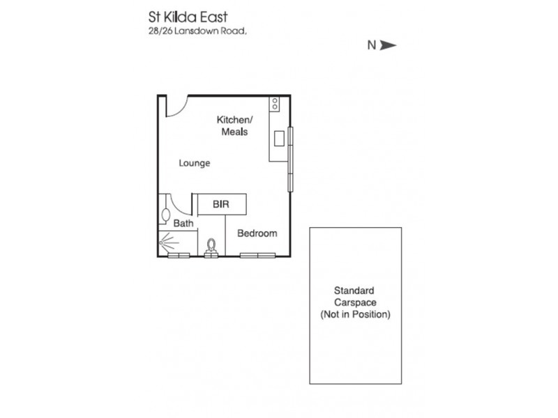 28/26 Lansdowne Road, St Kilda East VIC 3183 Floorplan