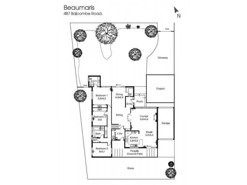 487 Balcombe Road, Beaumaris VIC 3193 Floorplan