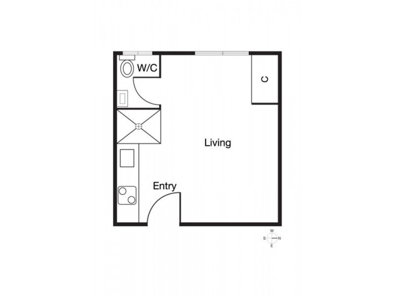 49/25 Redan Street, St Kilda VIC 3182 Floorplan