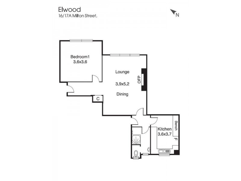 17a Milton Street, Elwood VIC 3184 Floorplan