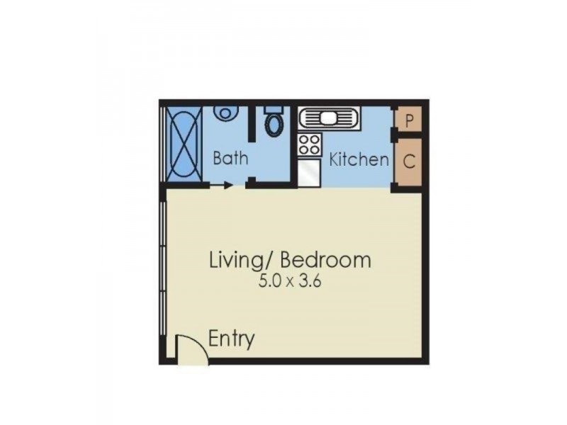 21/82 Grey Street, St Kilda VIC 3182 Floorplan