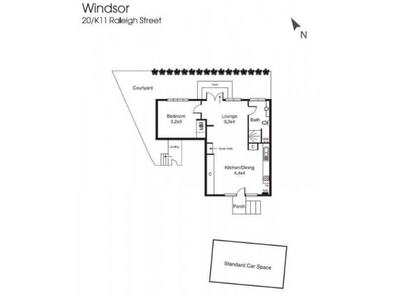 20/K11 Raleigh Street, Windsor VIC 3181 Floorplan