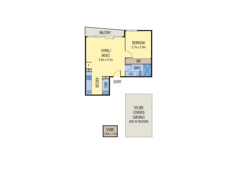 711A/338 Kings Way, South Melbourne VIC 3205 Floorplan