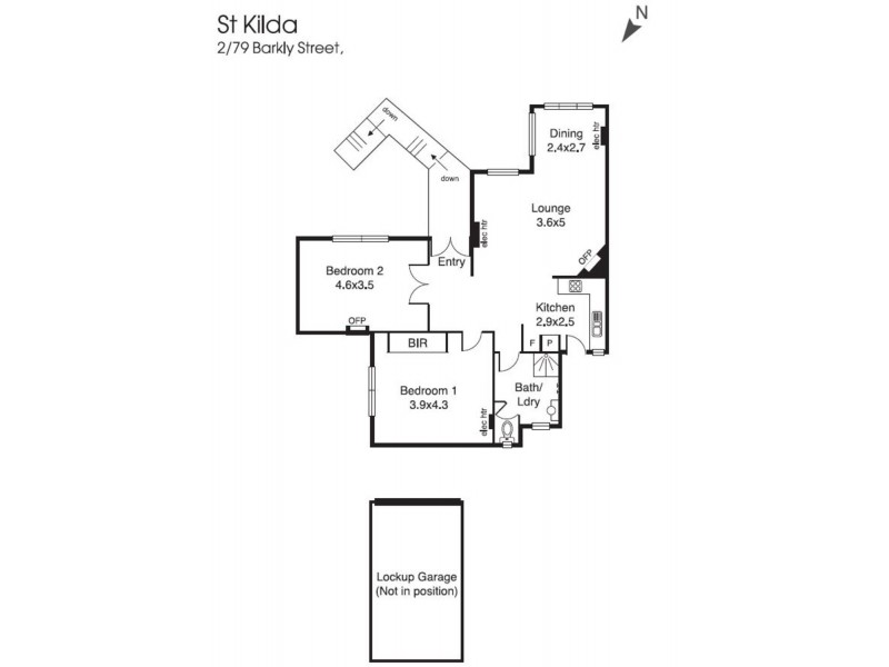 2/79 Barkly Street, St Kilda VIC 3182 Floorplan