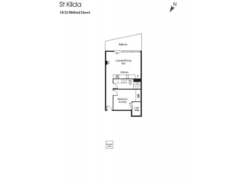 23@ Mitford Street, St Kilda VIC 3182 Floorplan