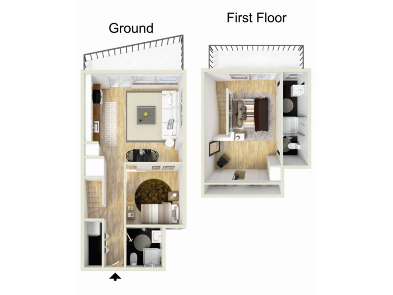 23/23 Mitford Street, St Kilda VIC 3182 Floorplan