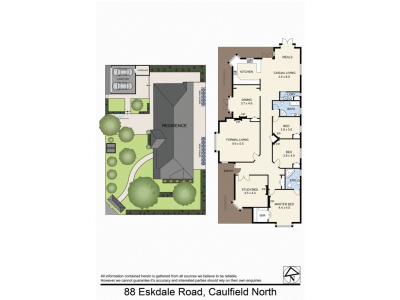 88 Eskdale Road, Caulfield North VIC 3161 Floorplan
