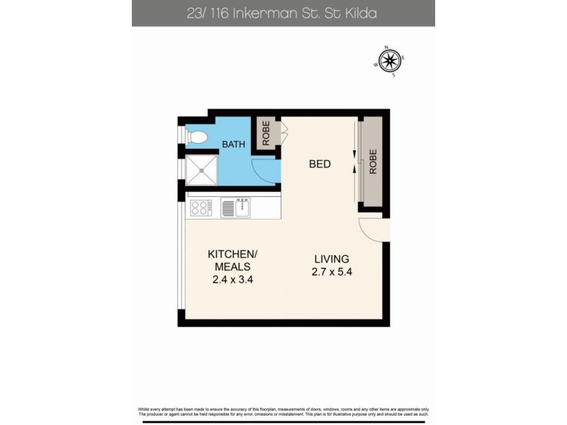 116 Inkerman Street, St Kilda VIC 3182 Floorplan
