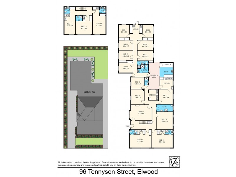 96 Tennyson Street, Elwood VIC 3184 Floorplan