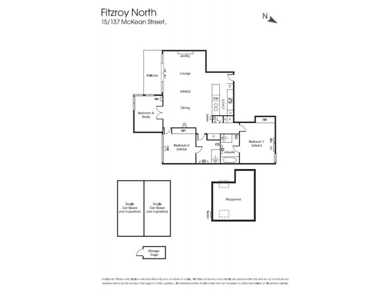 15/137 McKean Street, Fitzroy North VIC 3068 Floorplan