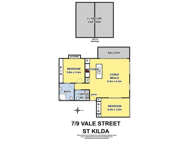 7/9-11 Vale Street, St Kilda VIC 3182 Floorplan