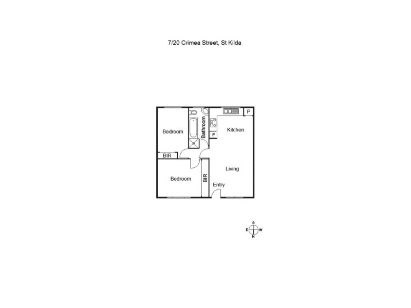 #7/20 Crimea Street, St Kilda VIC 3182 Floorplan