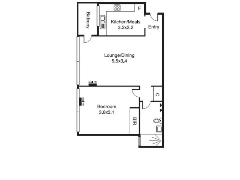 5/9 The Avenue, Windsor VIC 3181 Floorplan