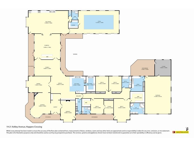 19-21 Ashley Avenue, Hoppers Crossing VIC 3029 Floorplan