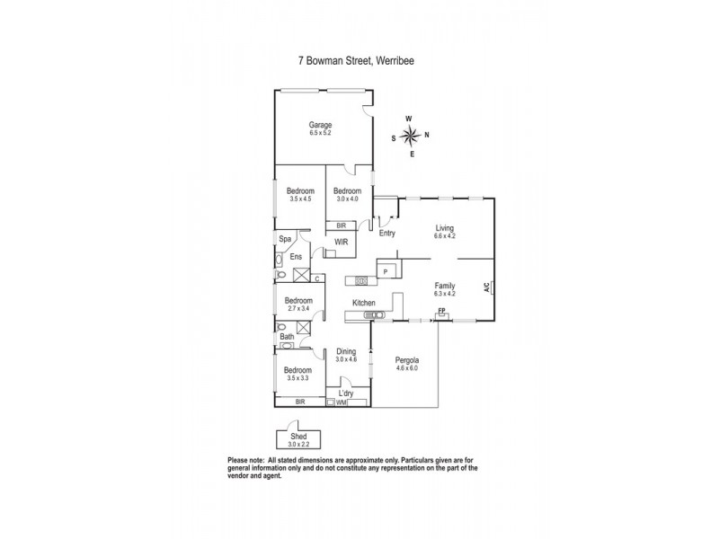 7 Bowman Street, Werribee VIC 3030 Floorplan