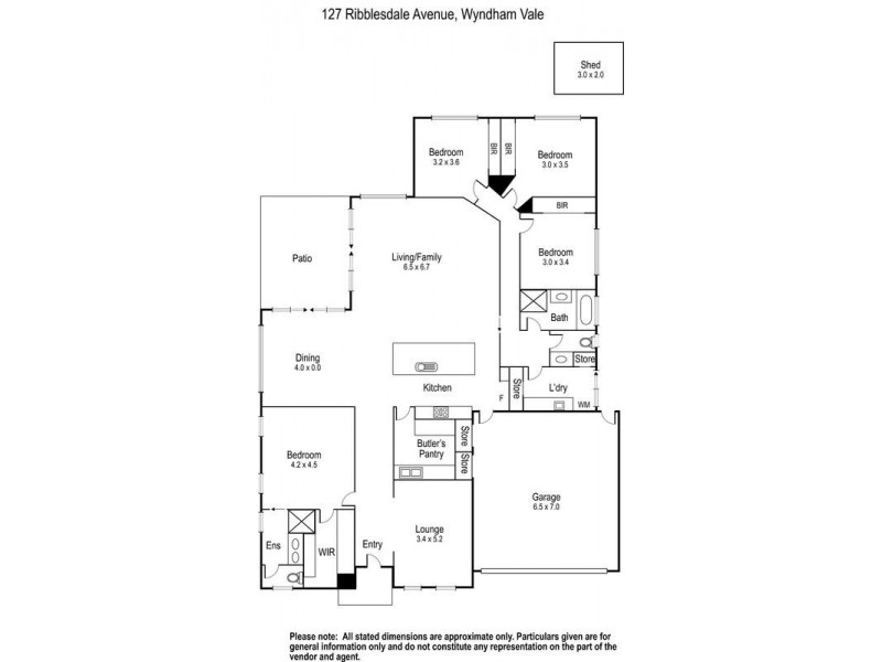 127 Ribblesdale Avenue, Wyndham Vale VIC 3024 Floorplan