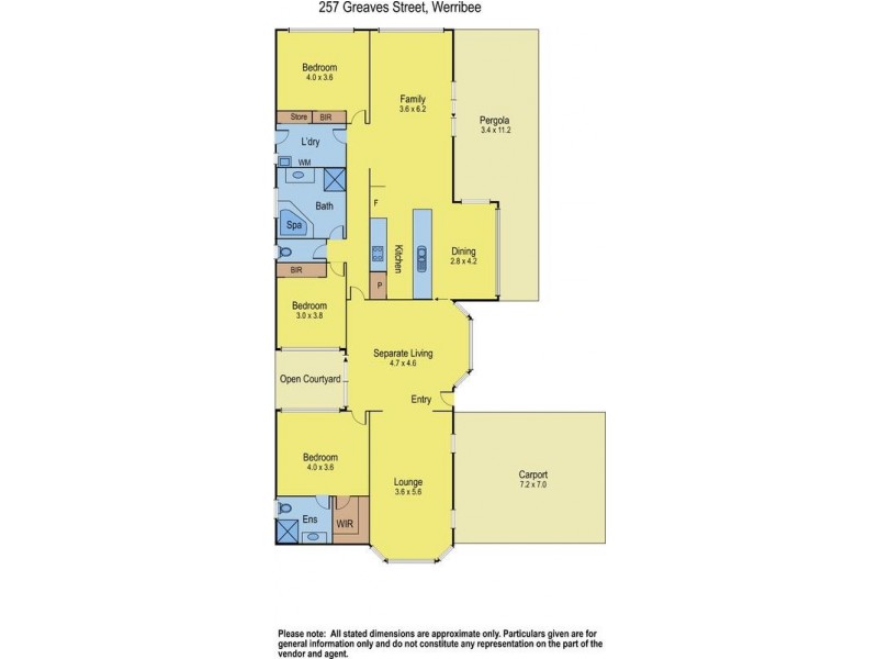 257 Greaves Street North, Werribee VIC 3030 Floorplan