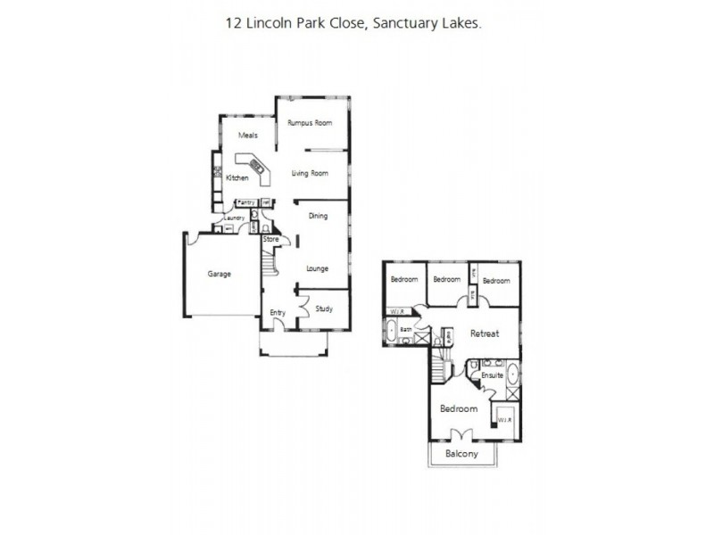 12 Lincoln Park Close, Sanctuary Lakes VIC 3030 Floorplan