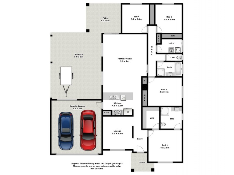 7 Pembroke Crescent, Wodonga VIC 3690 Floorplan