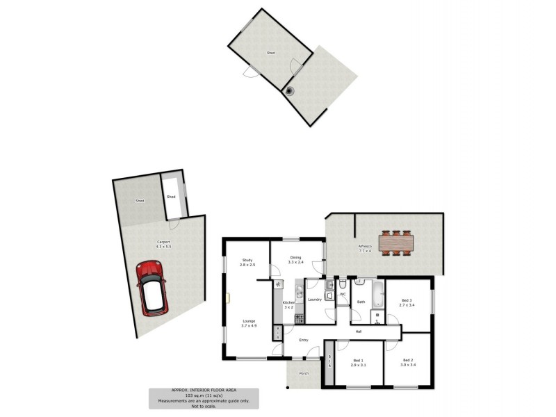 5 Wright Court, West Wodonga VIC 3690 Floorplan
