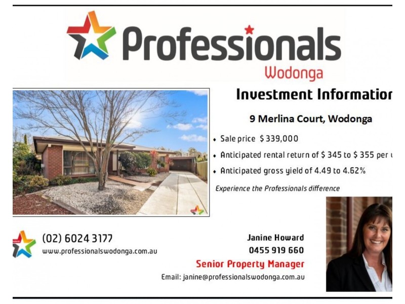 9 Merlinda Court, Wodonga VIC 3690