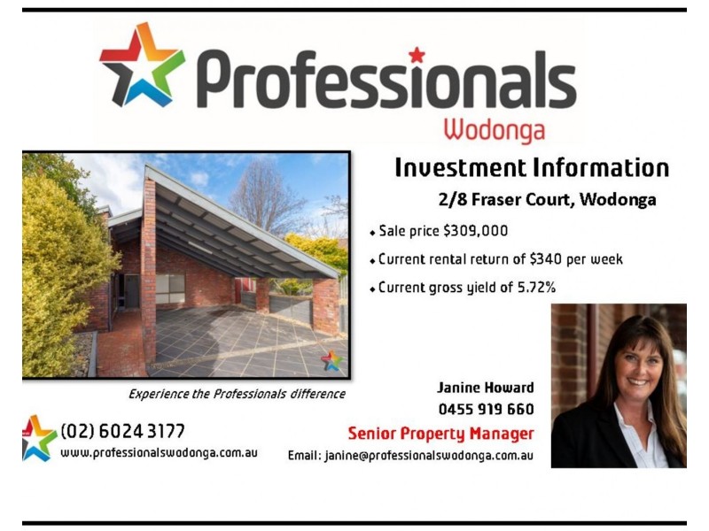 2/8 Fraser Court, Wodonga VIC 3690