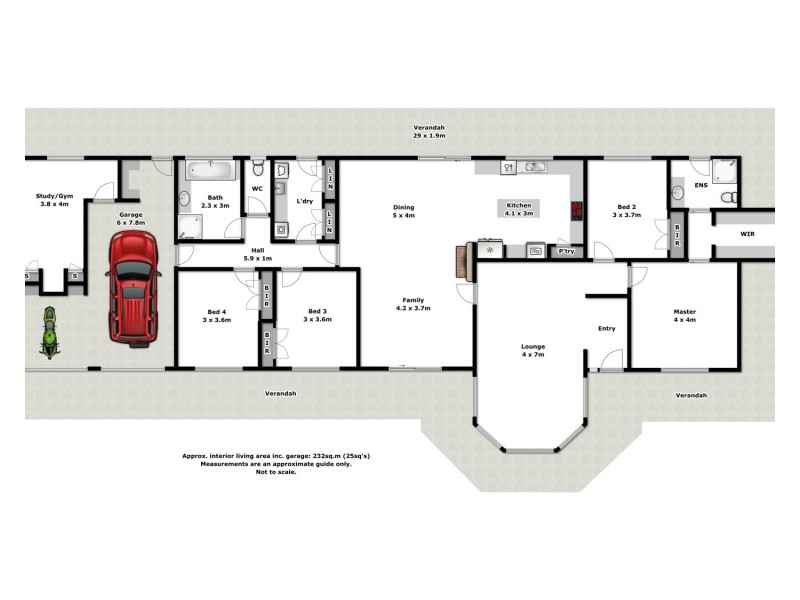 6 Echidna Court, Baranduda VIC 3691 Floorplan