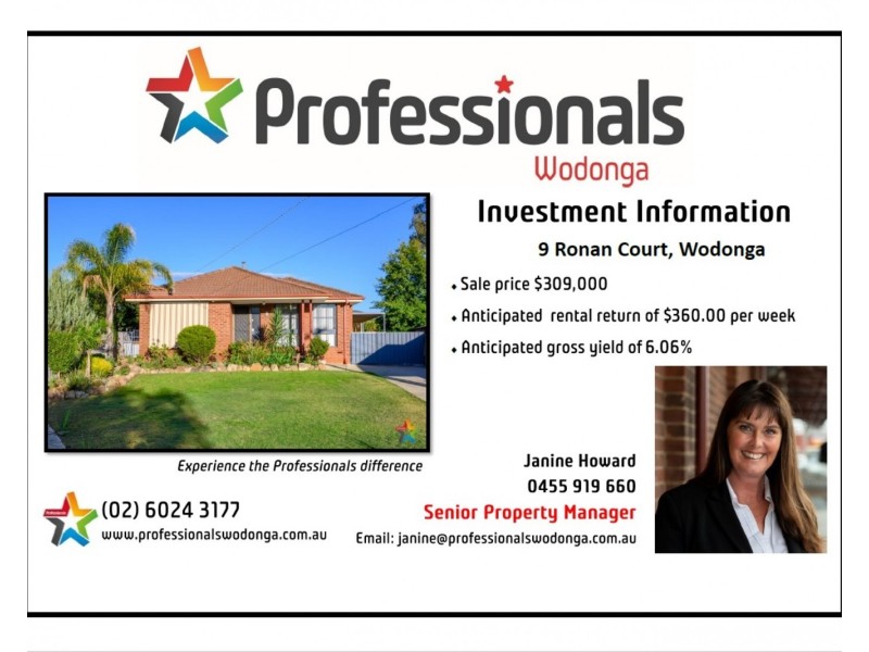 9 Ronan Court, Wodonga VIC 3690
