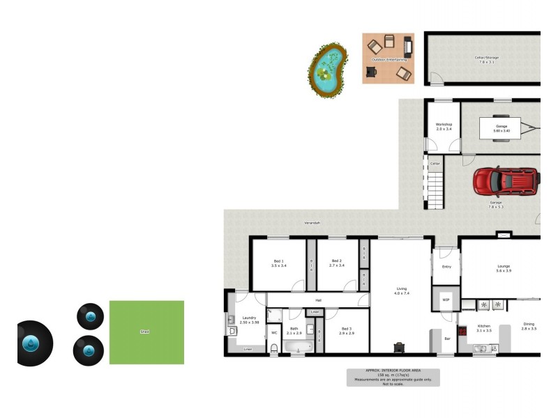 56 Urana Road, Burrumbuttock NSW 2642 Floorplan