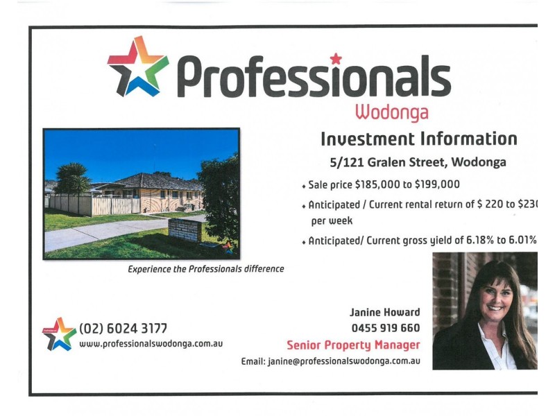 5/121 Gralen Street, Wodonga VIC 3690