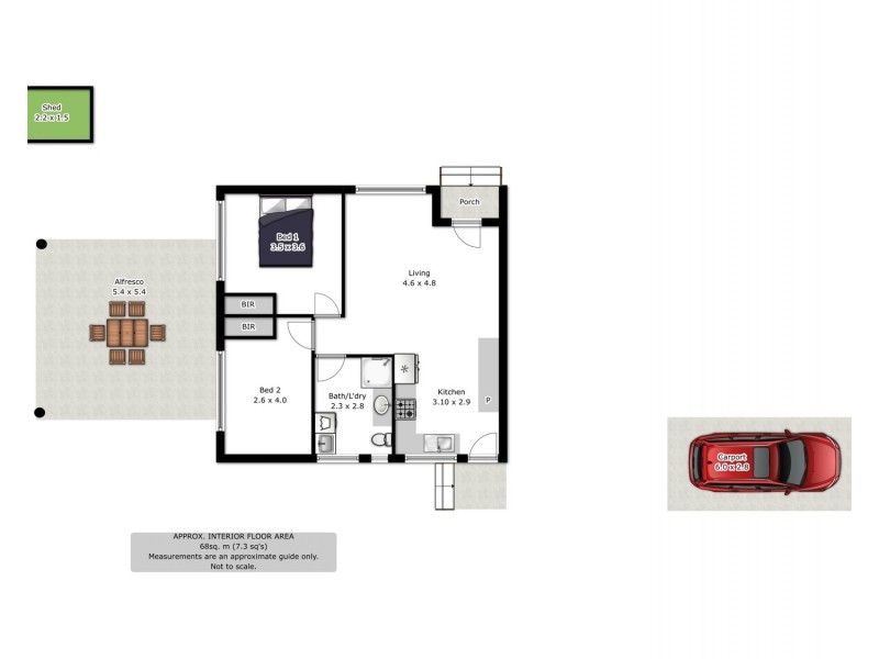 5/121 Gralen Street, Wodonga VIC 3690 Floorplan