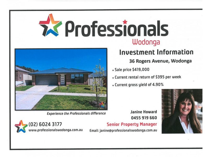 36 Rogers Avenue, Wodonga VIC 3690