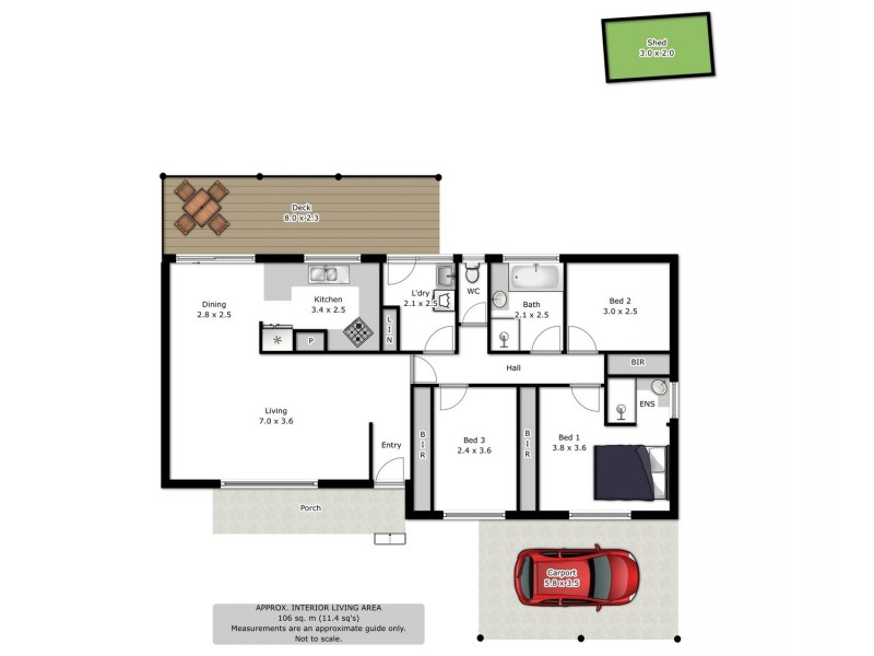 10 Emery Court, Wodonga VIC 3690 Floorplan