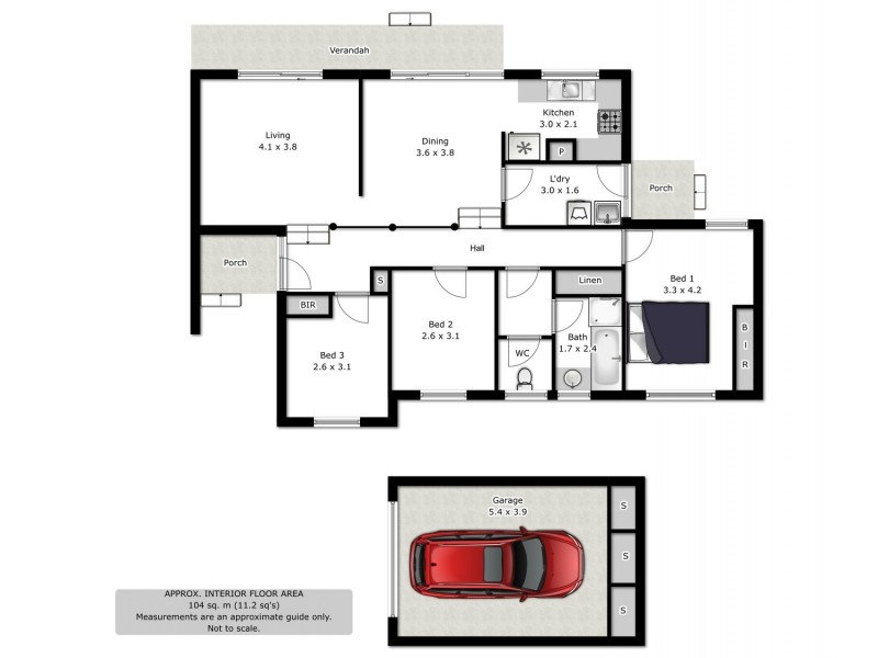 3/18 Gardner Street, Wodonga VIC 3690 Floorplan