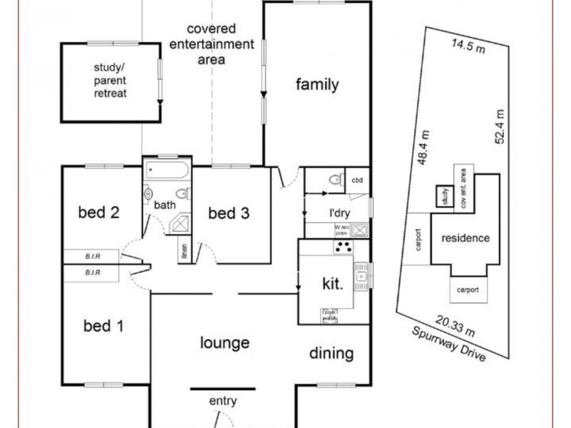 542 Spurrway Drive, West Albury NSW 2640 Floorplan