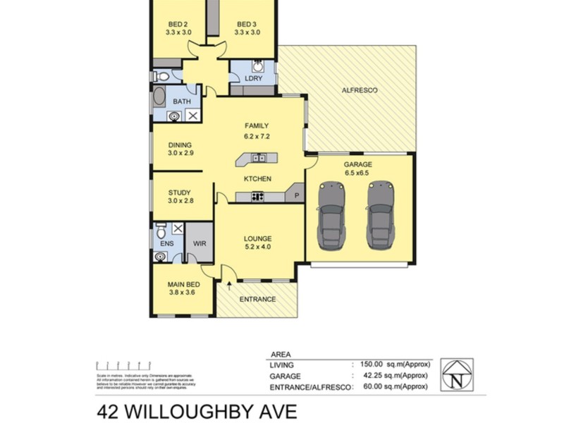 42 Willoughby Avenue, Wodonga VIC 3690 Floorplan