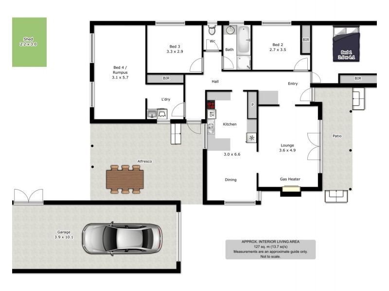 34 Gordon Street, Wodonga VIC 3690 Floorplan