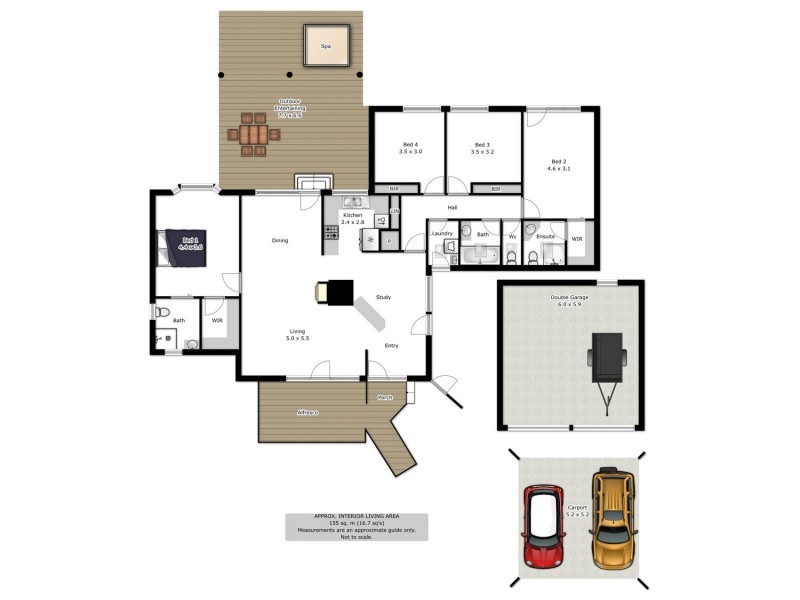 6 Opal Court, Wodonga VIC 3690 Floorplan