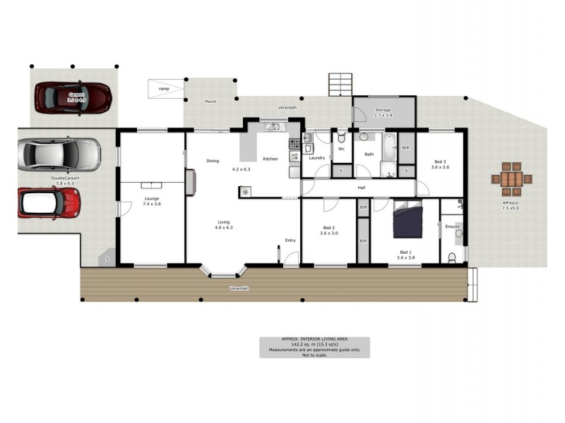 2 Dyring Street, Bethanga VIC 3691 Floorplan