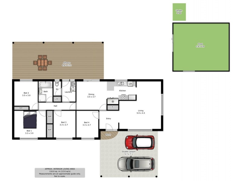 5 Celtic Court, Wodonga VIC 3690 Floorplan