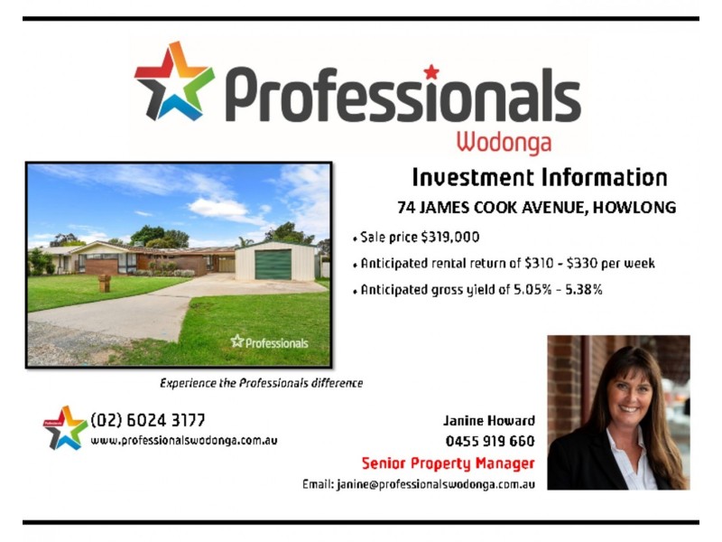 74 James Cook Avenue, Howlong NSW 2643