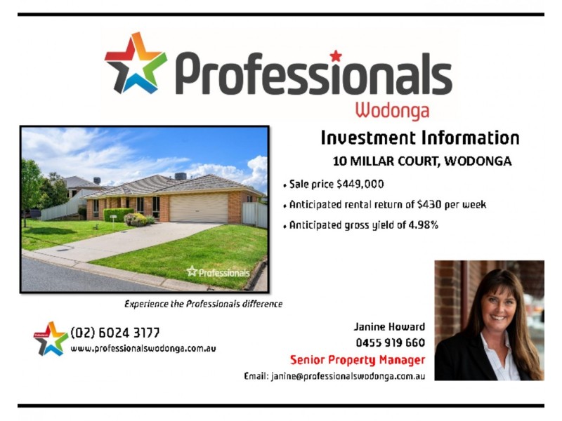 10 Millar Court, Wodonga VIC 3690