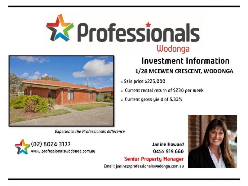 1/28 McEwen Crescent, Wodonga VIC 3690