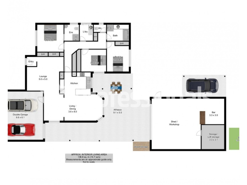 36 Falcon Circuit, Wodonga VIC 3690 Floorplan
