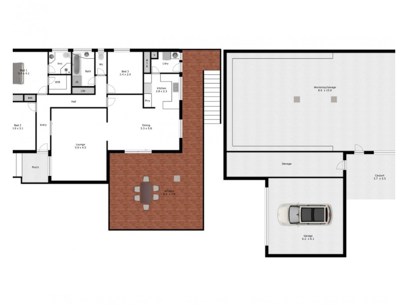 58 Menzies Street, Wodonga VIC 3690 Floorplan