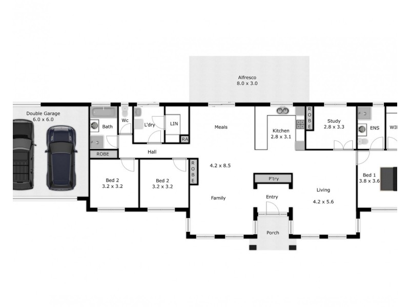 2 Sunningdale Street, Wodonga VIC 3690 Floorplan