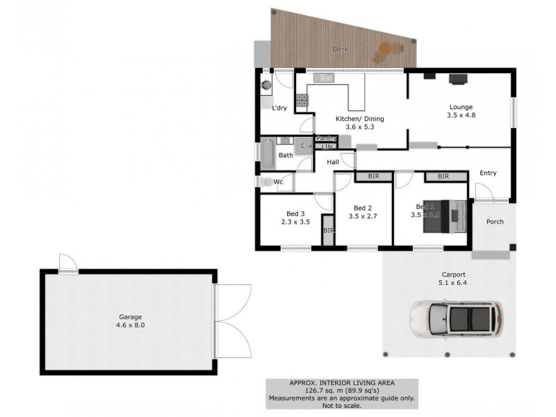 5 Jamieson Court, Wodonga VIC 3690 Floorplan