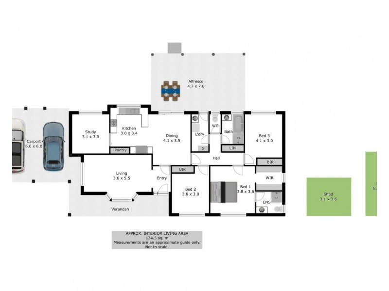31 McMahon Place, West Wodonga VIC 3690 Floorplan