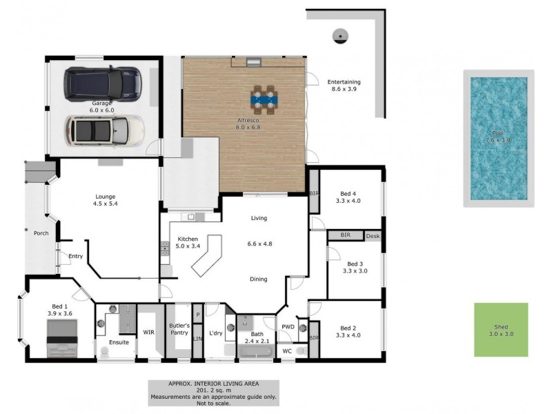3 Lark Court, West Wodonga VIC 3690 Floorplan
