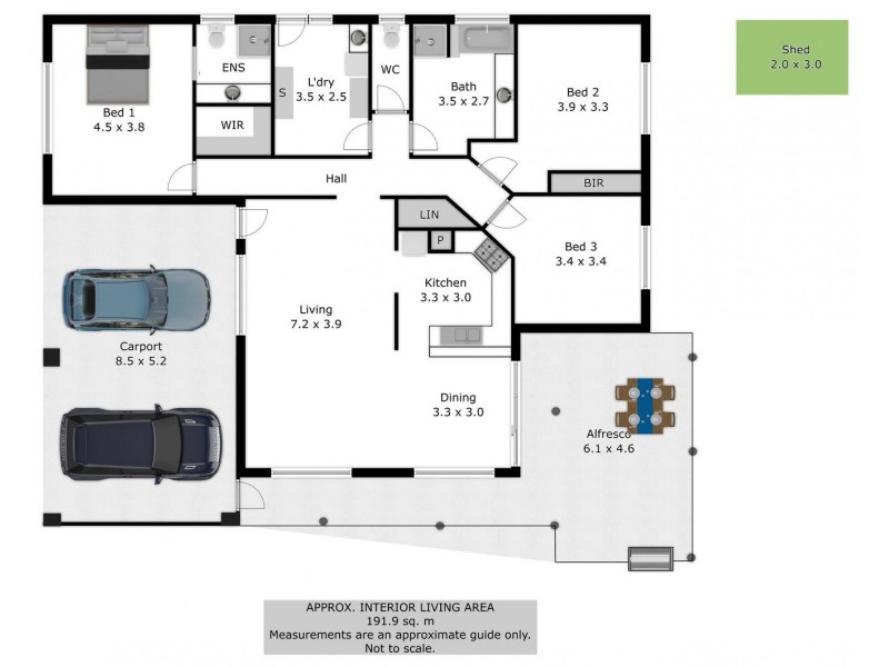 4 Indigo Close, Wodonga VIC 3690 Floorplan